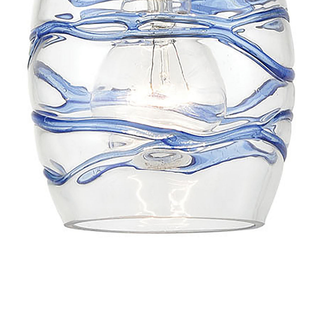 Elk Vines 31742/1 Pendant Light - Satin Nickel
