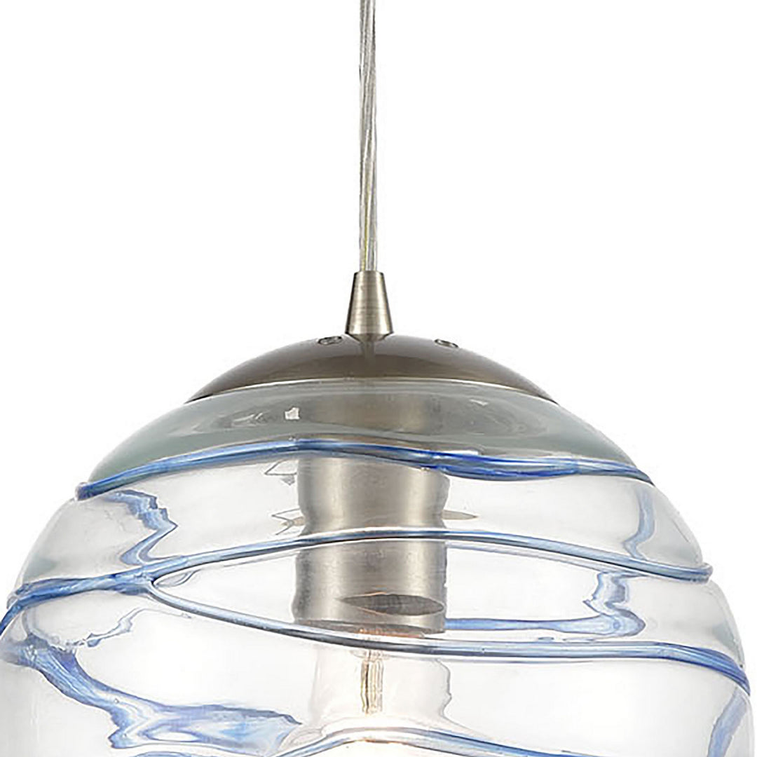 Elk Vines 31743/1 Pendant Light - Satin Nickel