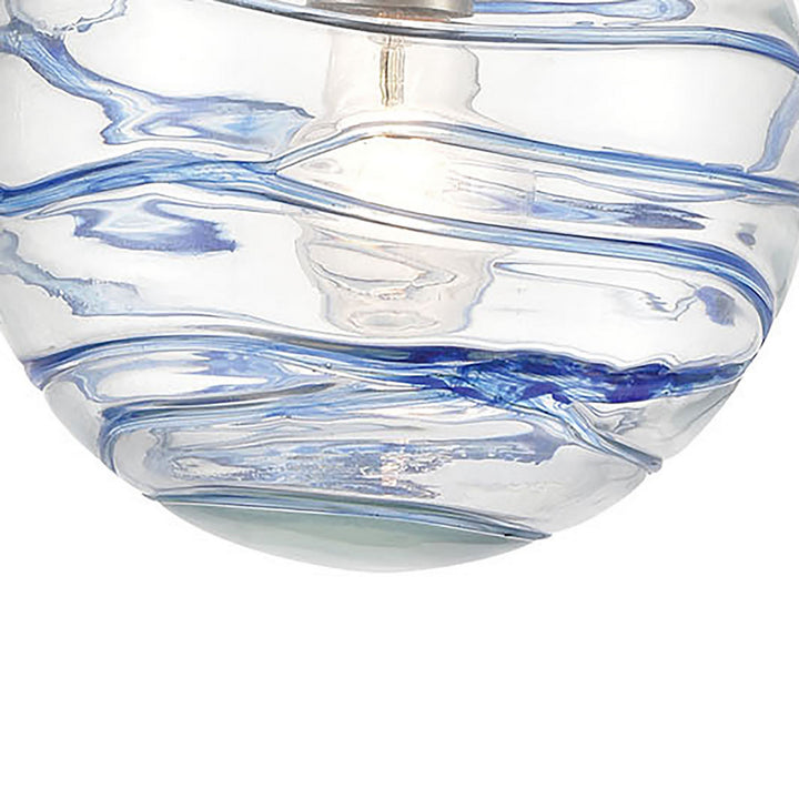 Elk Vines 31743/1 Pendant Light - Satin Nickel