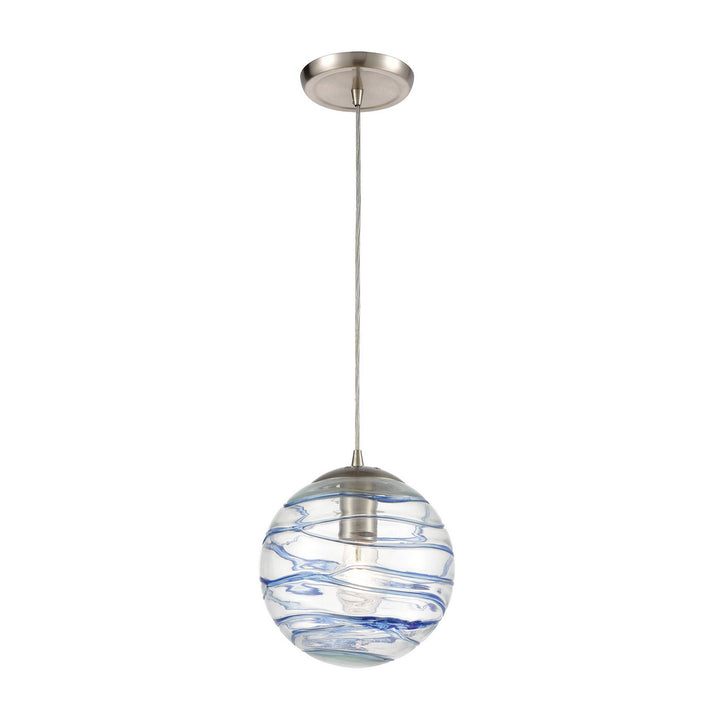 Elk Vines 31743/1 Pendant Light - Satin Nickel