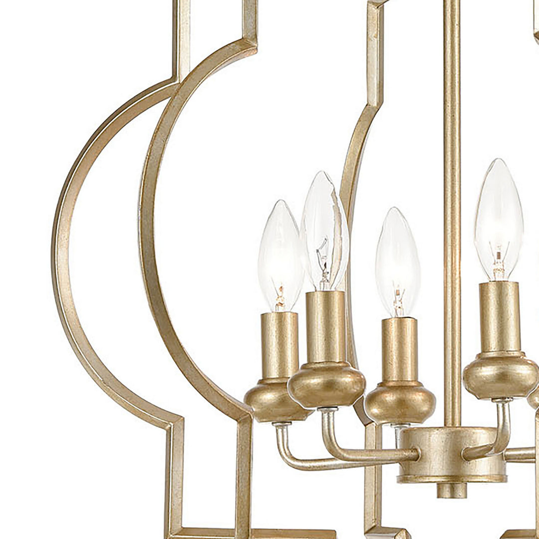 Elk Chandette 31808/6 Chandelier Light - Aged Silver