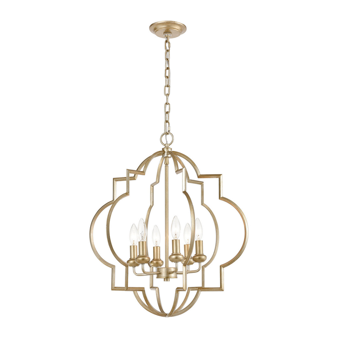 Elk Chandette 31808/6 Chandelier Light - Aged Silver