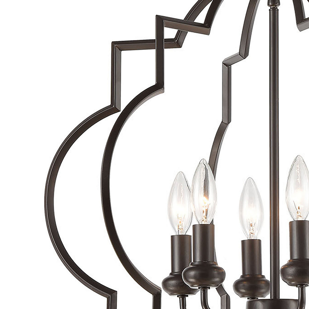 Elk Chandette 31818/6 Chandelier Light - Oil Rubbed Bronze
