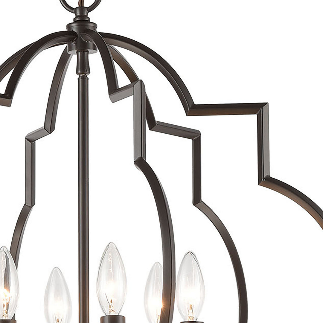 Elk Chandette 31818/6 Chandelier Light - Oil Rubbed Bronze