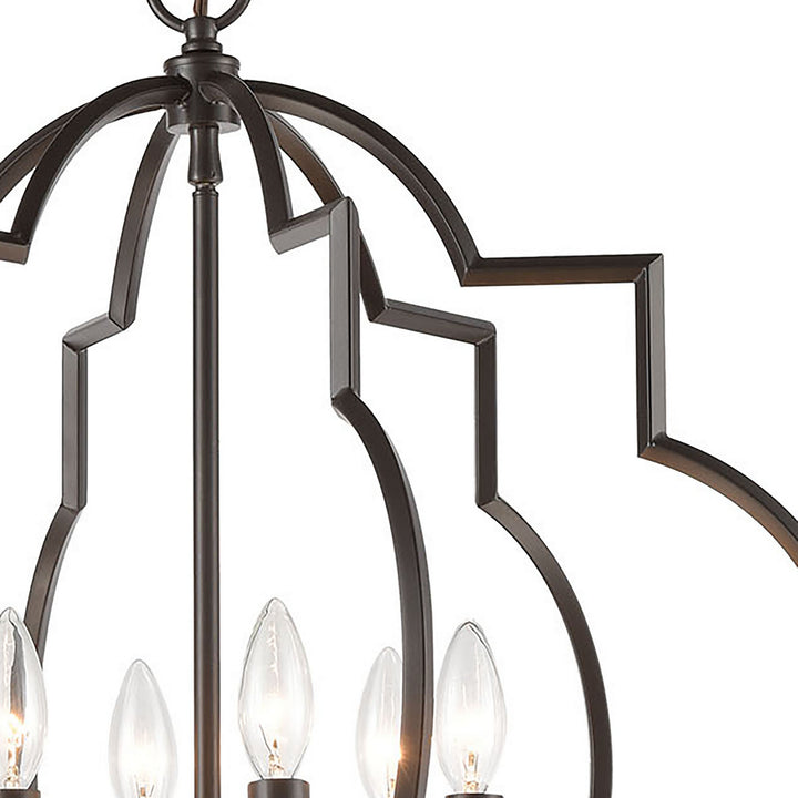 Elk Chandette 31818/6 Chandelier Light - Oil Rubbed Bronze