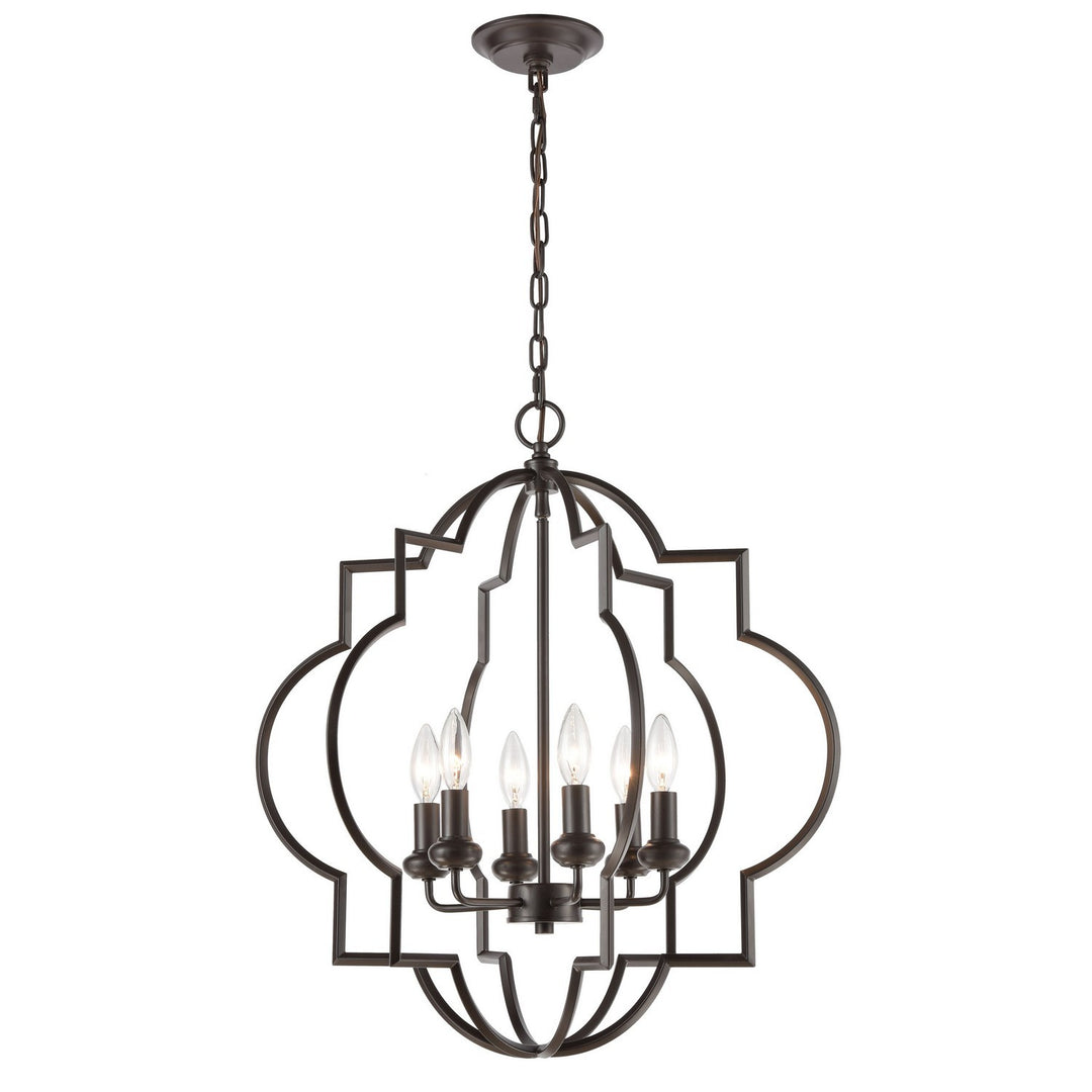 Elk Chandette 31818/6 Chandelier Light - Oil Rubbed Bronze