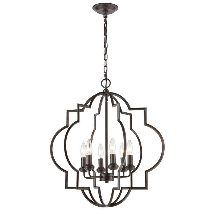 Elk Chandette 31818/6 Chandelier Light - Oil Rubbed Bronze