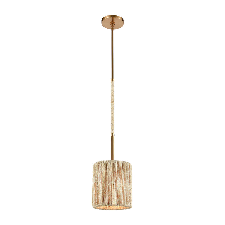 Elk Abaca 32411/1 Pendant Light - Satin Brass