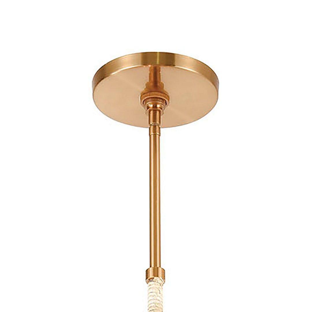 Elk Abaca 32412/5 Pendant Light - Satin Brass