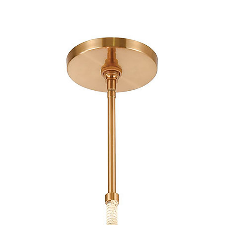 Elk Abaca 32412/5 Pendant Light - Satin Brass