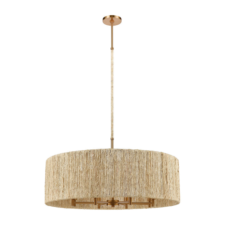 Elk Abaca 32413/8 Chandelier Light - Satin Brass