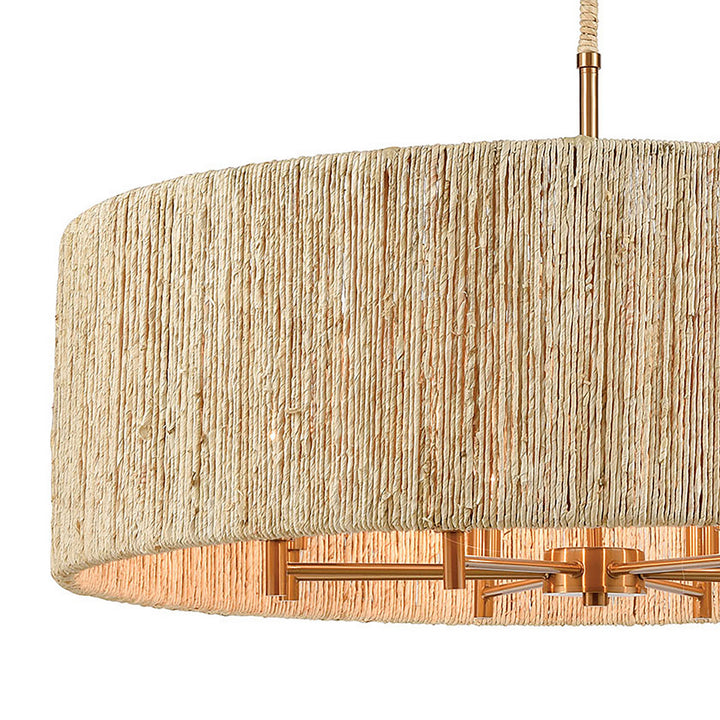 Elk Abaca 32413/8 Chandelier Light - Satin Brass