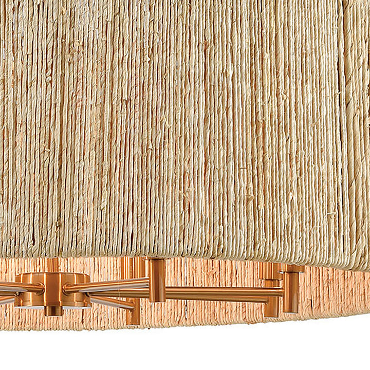 Elk Abaca 32413/8 Chandelier Light - Satin Brass