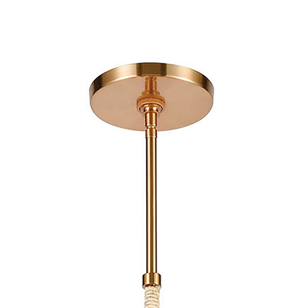 Elk Abaca 32413/8 Chandelier Light - Satin Brass