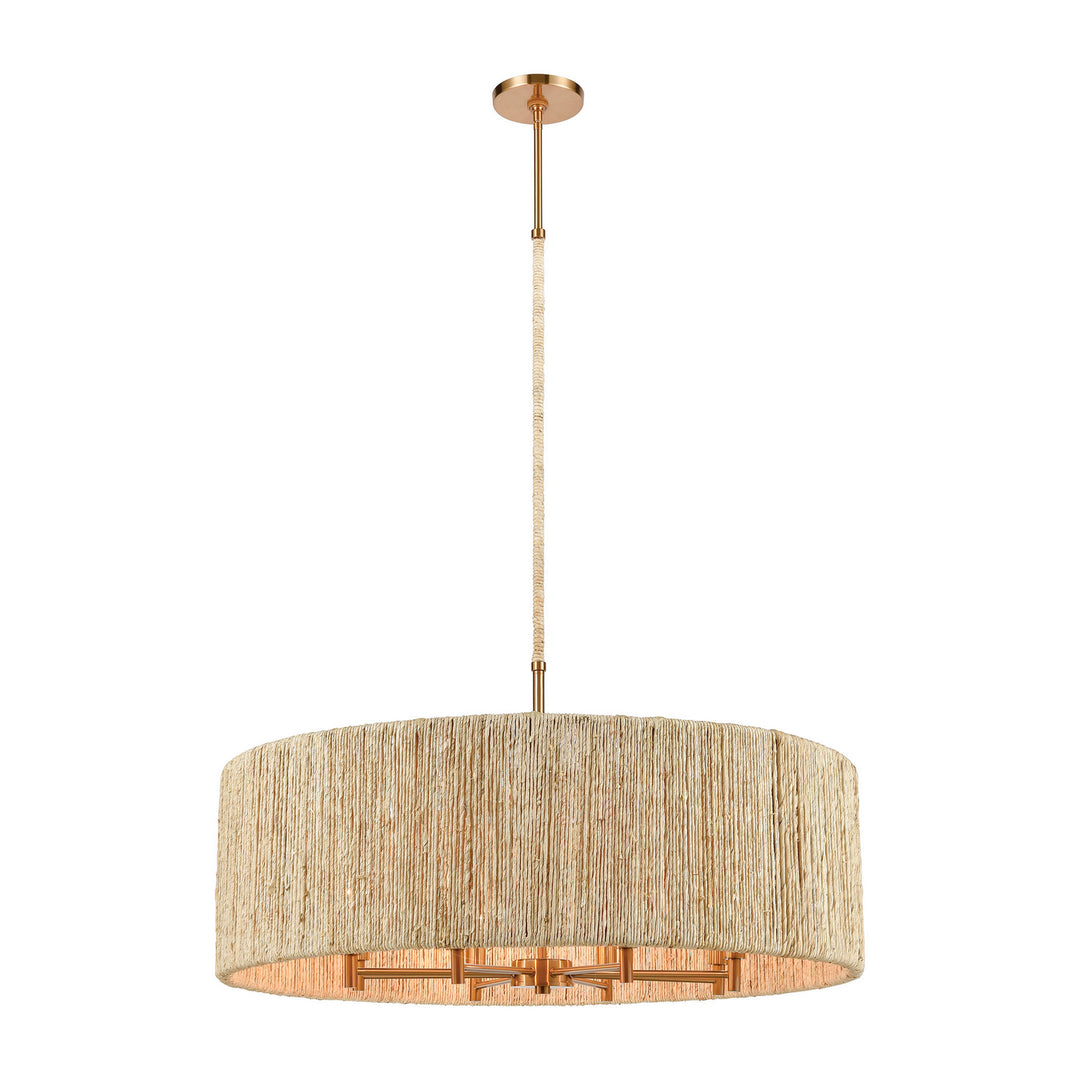 Elk Abaca 32413/8 Chandelier Light - Satin Brass