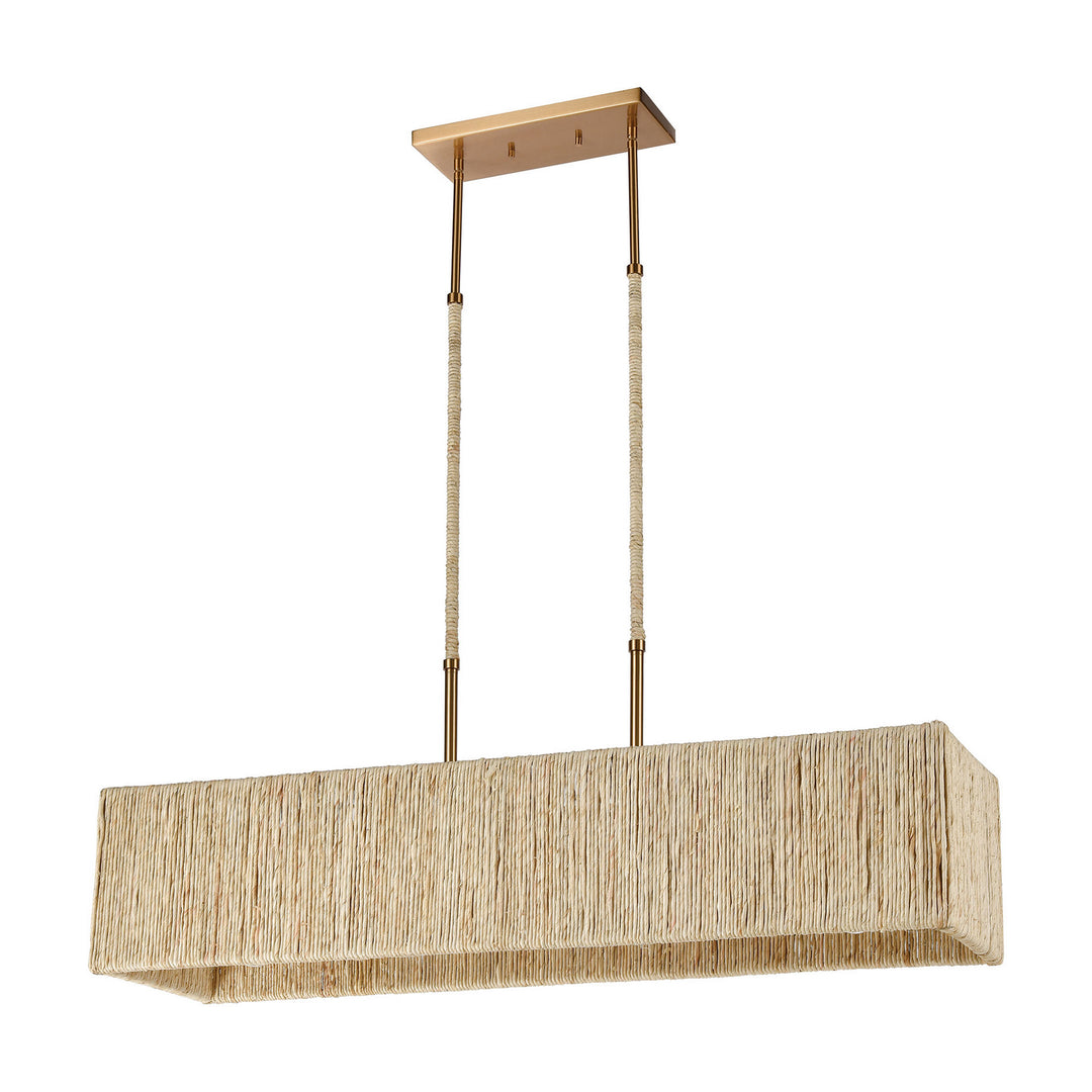 Elk Abaca 32414/5 Pendant Light - Satin Brass
