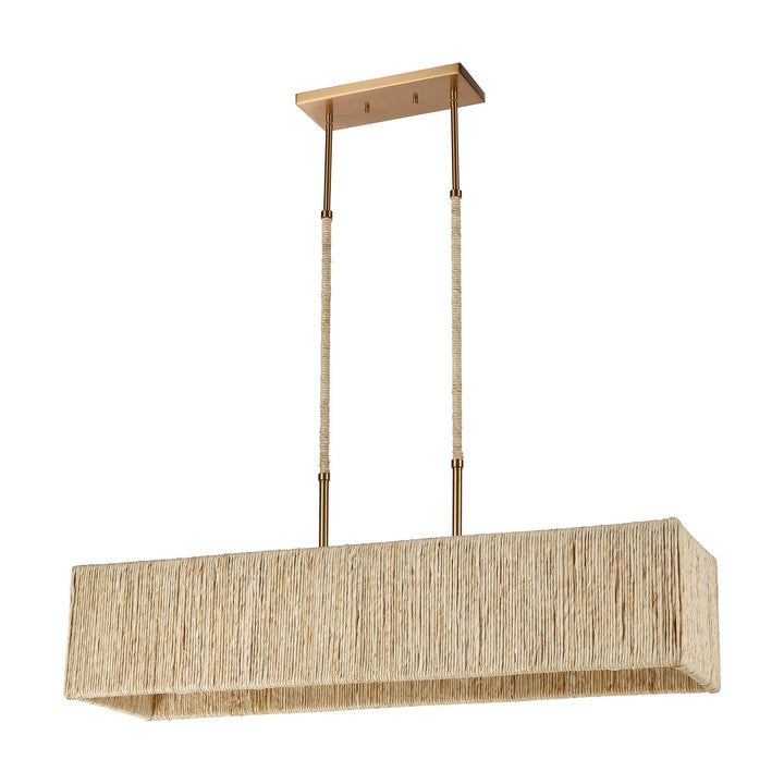 Elk Abaca 32414/5 Pendant Light - Satin Brass