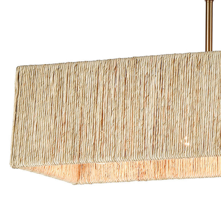 Elk Abaca 32414/5 Pendant Light - Satin Brass