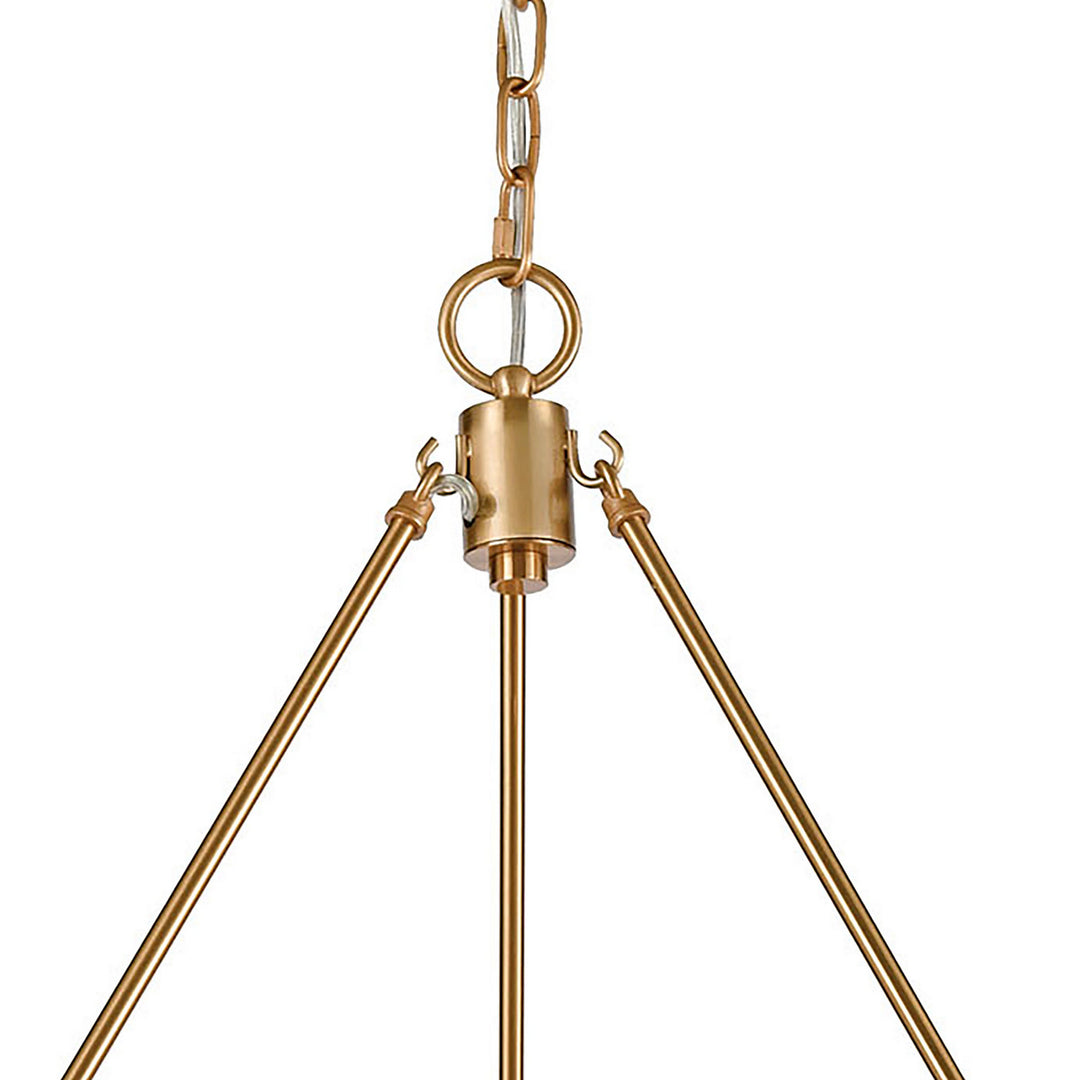Elk Abaca 32415/6 Chandelier Light - Satin Brass