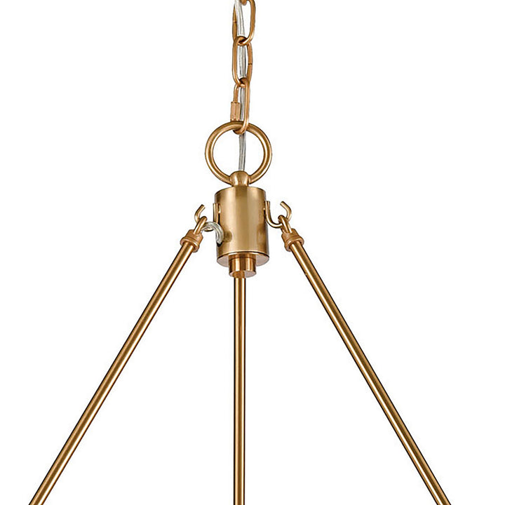Elk Abaca 32415/6 Chandelier Light - Satin Brass