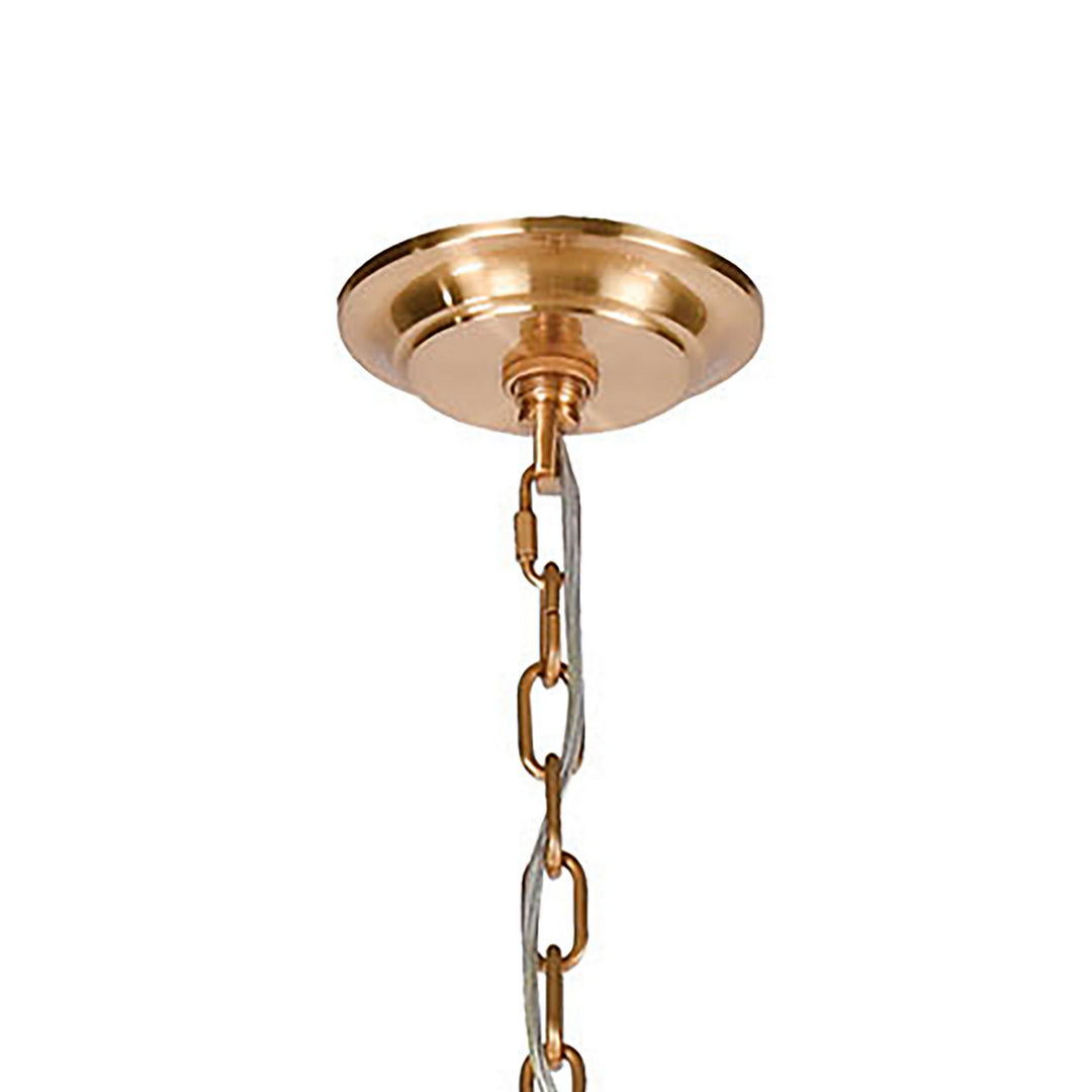 Elk Abaca 32417/12 Chandelier Light - Satin Brass