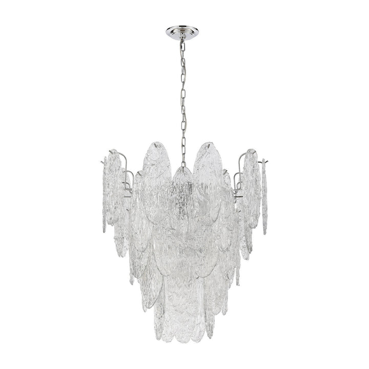 Elk Frozen Cascade 32445/9 Chandelier Light - Polished Chrome