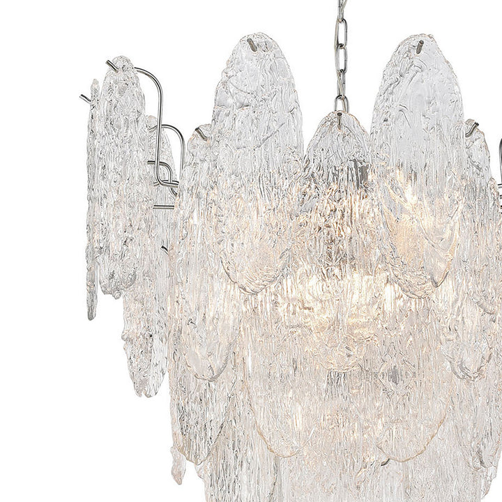 Elk Frozen Cascade 32445/9 Chandelier Light - Polished Chrome