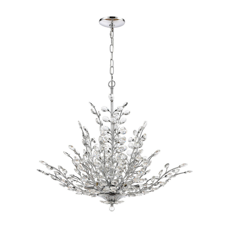 Elk Crystique 45463/9 Chandelier Light - Polished Chrome