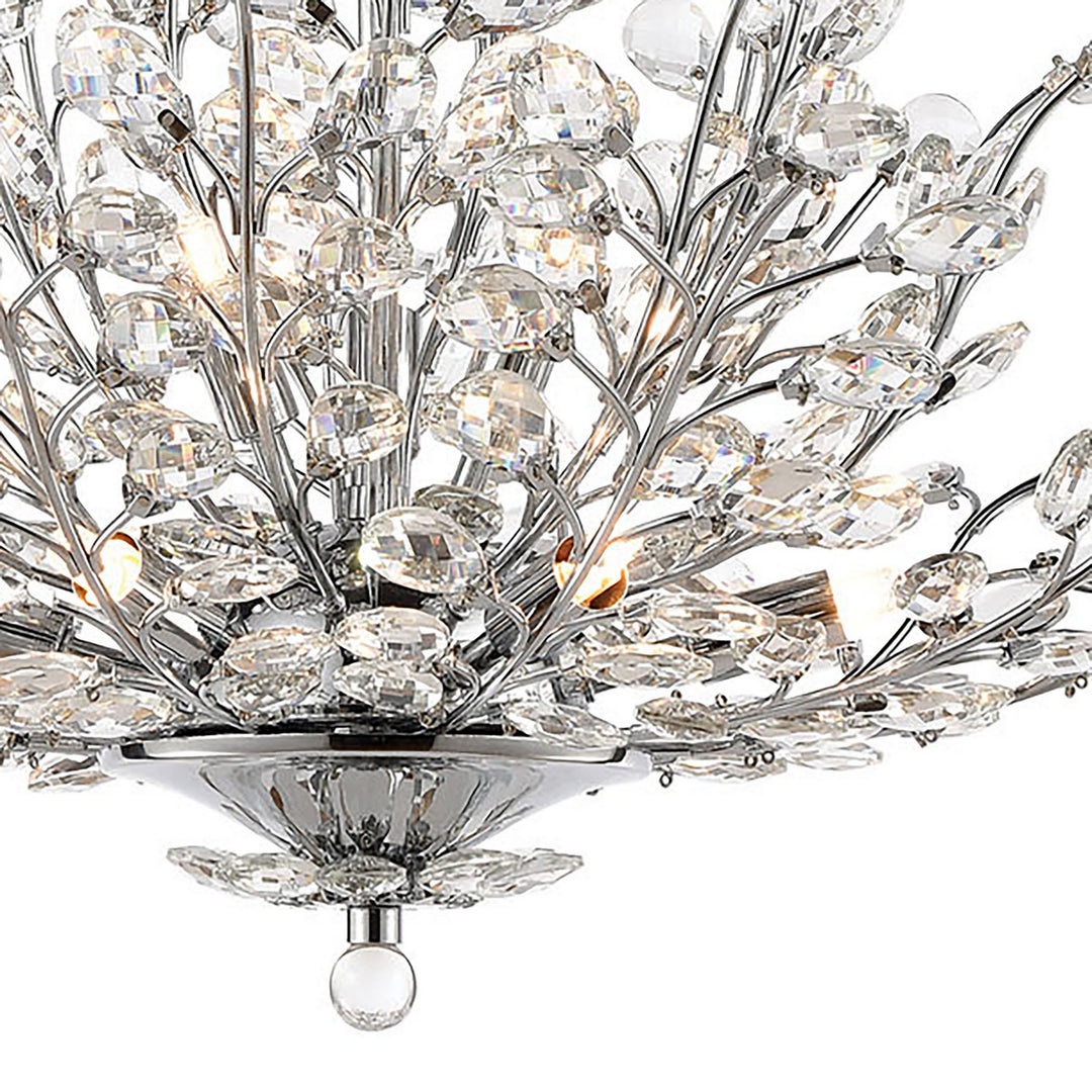 Elk Crystique 45463/9 Chandelier Light - Polished Chrome