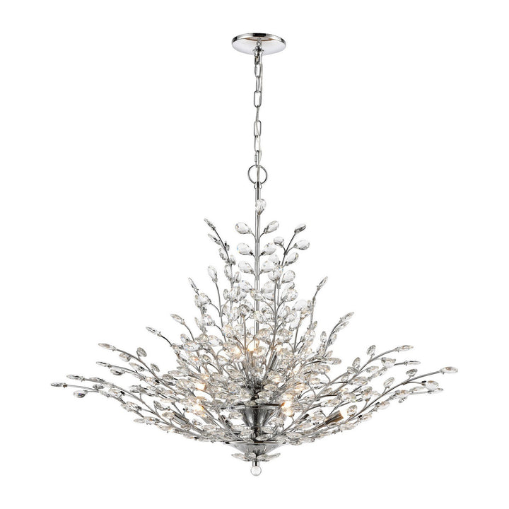 Elk Crystique 45464/12 Chandelier Light - Polished Chrome