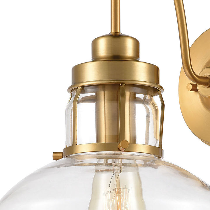 Elk Manhattan Boutique 46570/1 Wall Sconce Light - Brushed Brass