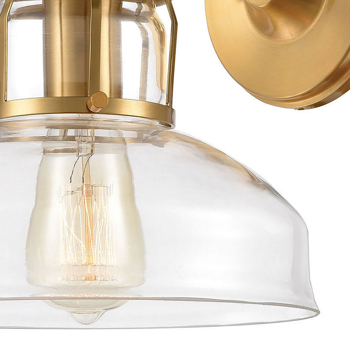 Elk Manhattan Boutique 46570/1 Wall Sconce Light - Brushed Brass