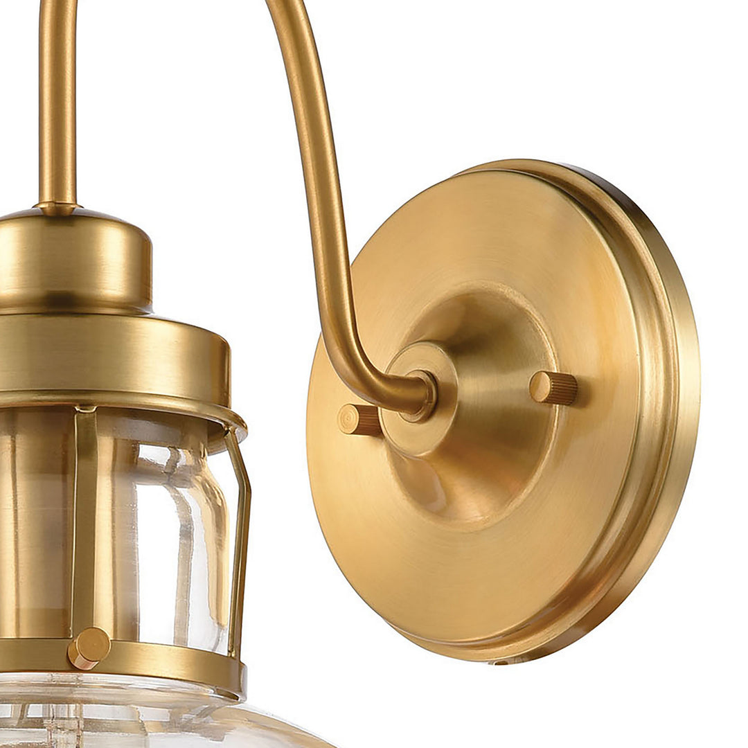 Elk Manhattan Boutique 46570/1 Wall Sconce Light - Brushed Brass