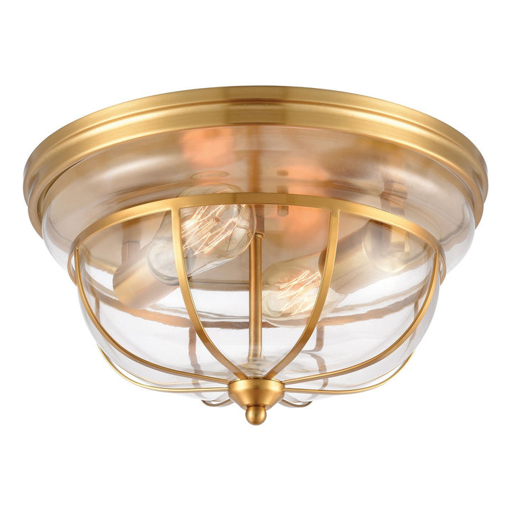 Elk Manhattan Boutique 46574/2 Ceiling Light - Brushed Brass