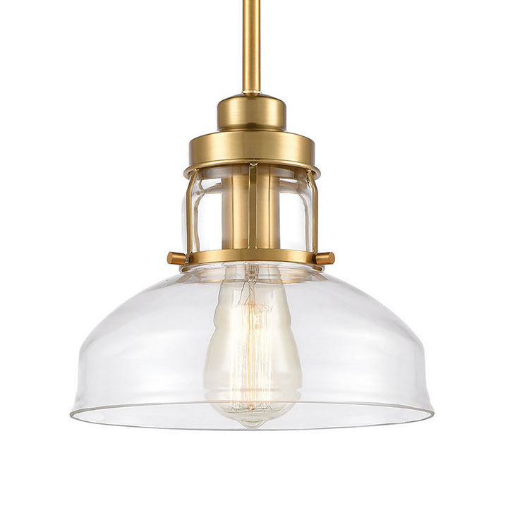 Elk Manhattan Boutique 46575/1 Pendant Light - Brushed Brass
