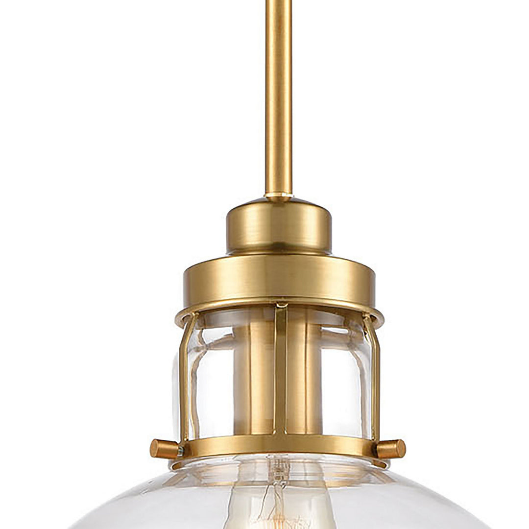 Elk Manhattan Boutique 46575/1 Pendant Light - Brushed Brass