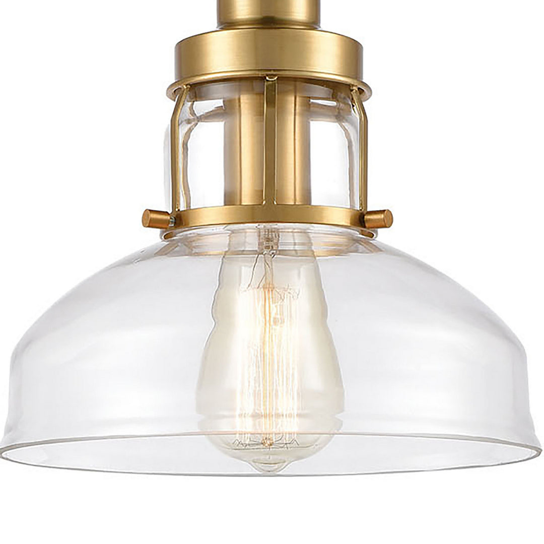 Elk Manhattan Boutique 46575/1 Pendant Light - Brushed Brass