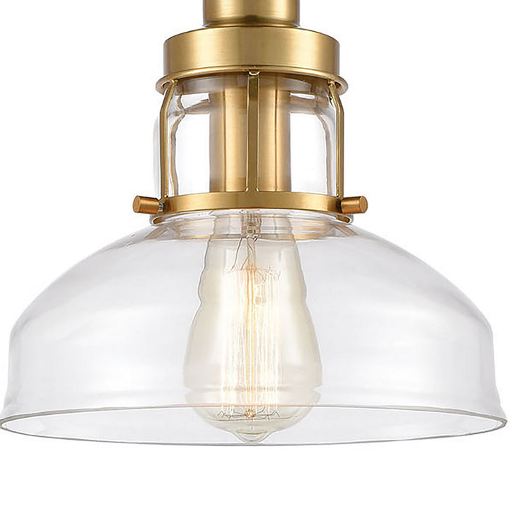 Elk Manhattan Boutique 46575/1 Pendant Light - Brushed Brass