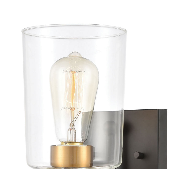 Elk Robins 46610/1 Wall Sconce Light - Matte Black
