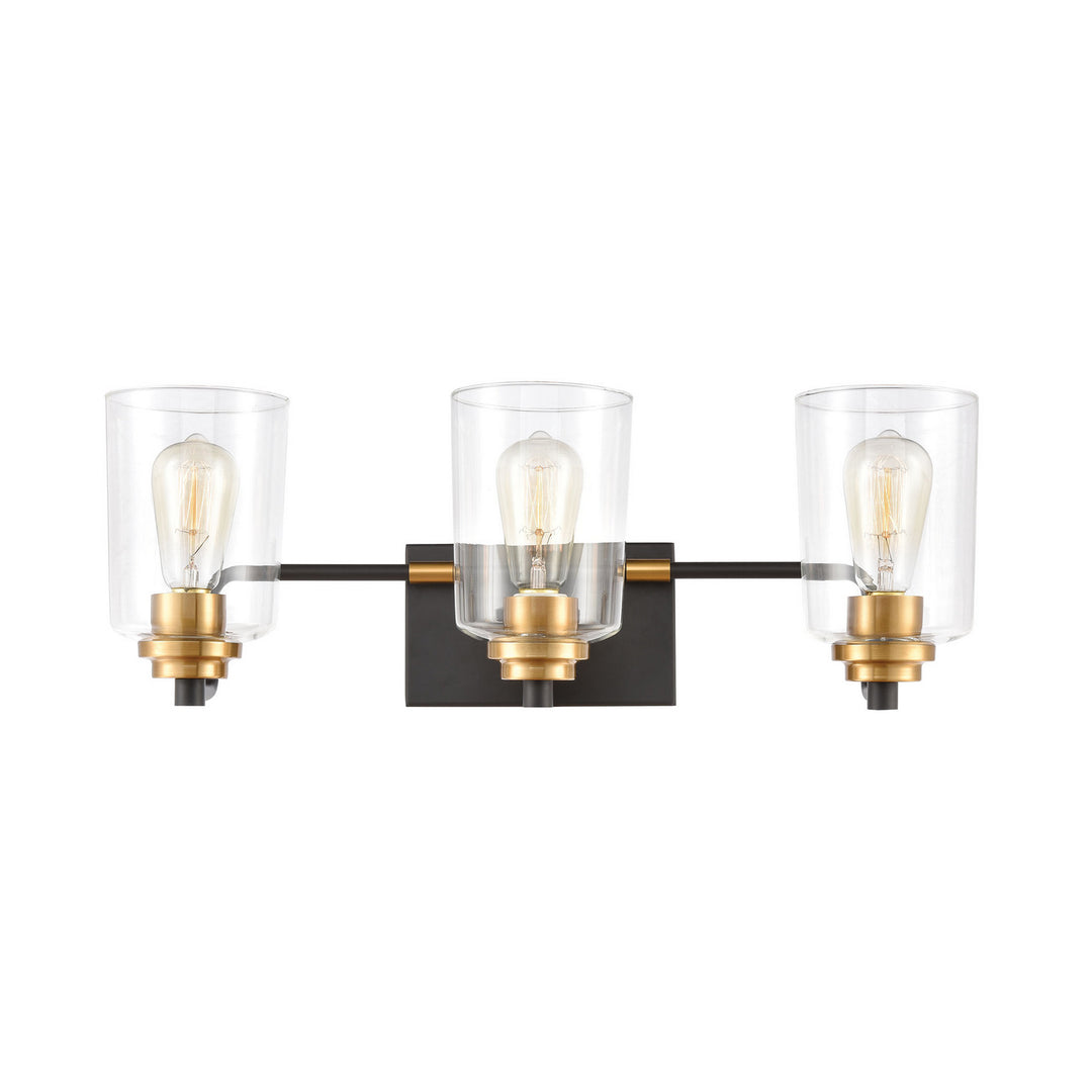 Elk Robins 46612/3 Bath Vanity Light 23 in. wide - Matte Black