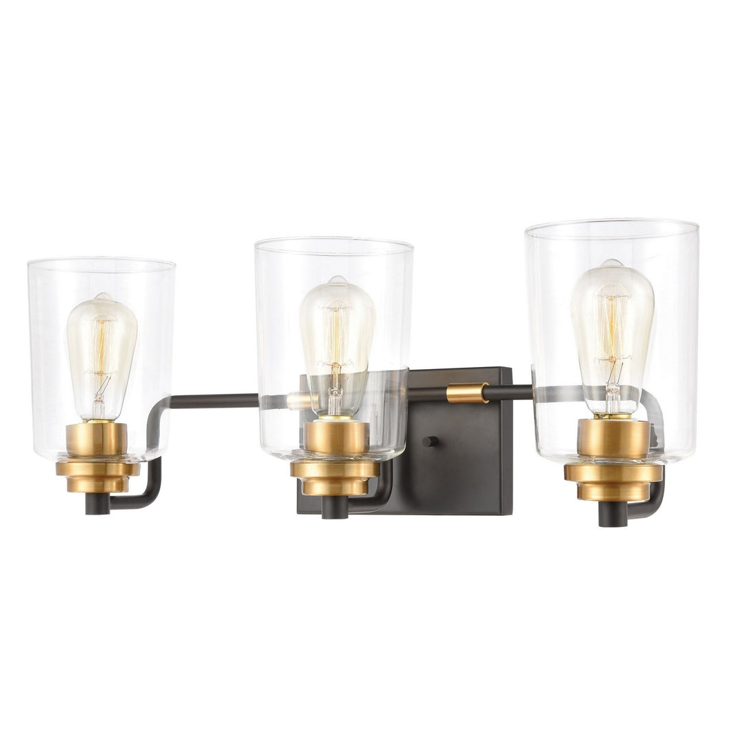 Elk Robins 46612/3 Bath Vanity Light 23 in. wide - Matte Black