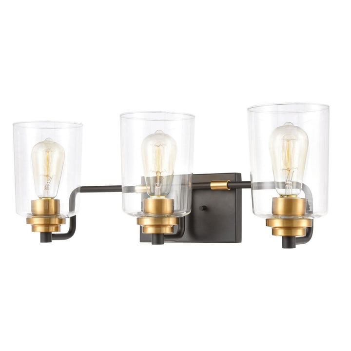Elk Robins 46612/3 Bath Vanity Light 23 in. wide - Matte Black