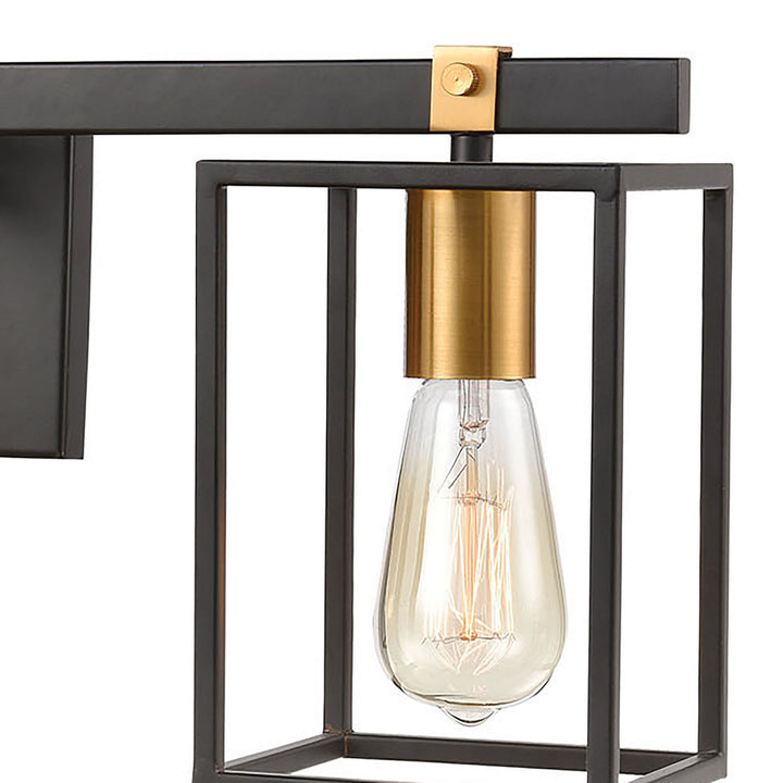 Elk Cloe 46632/3 Bath Vanity Light 26 in. wide - Matte Black