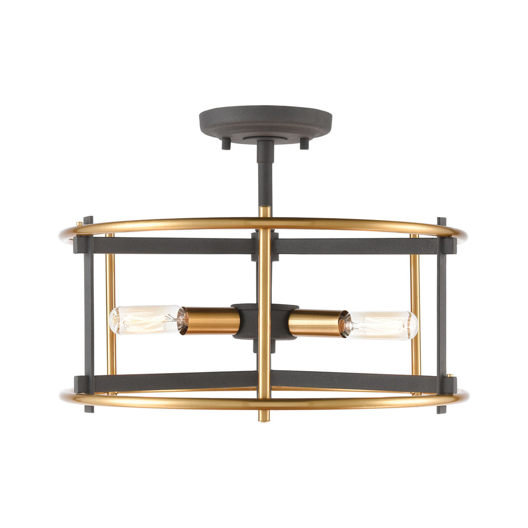 Elk Millington 46651/3 Ceiling Light - Charcoal