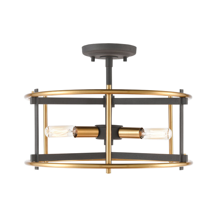 Elk Millington 46651/3 Ceiling Light - Charcoal