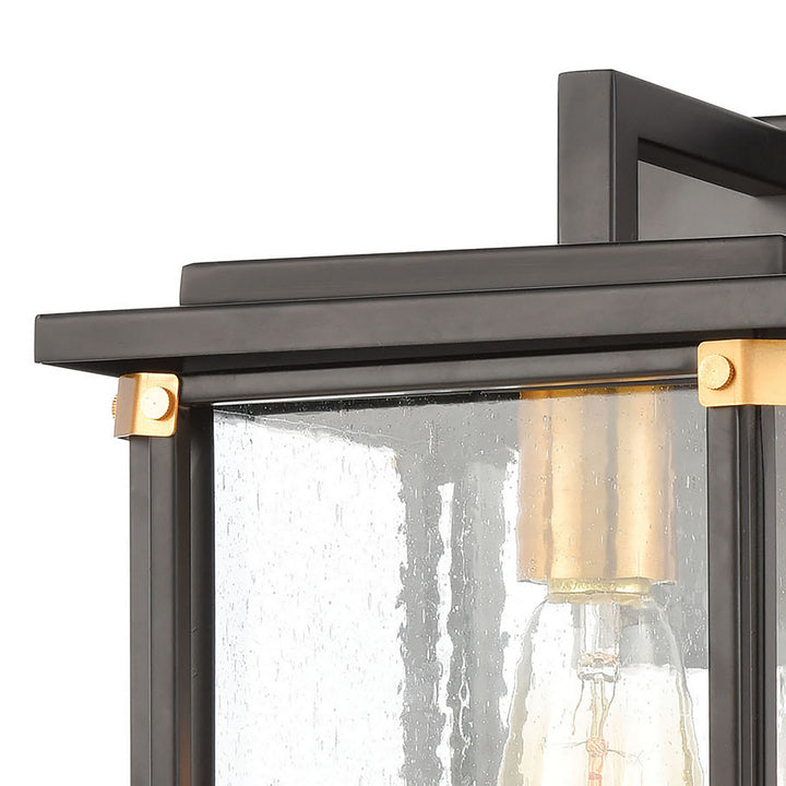 Elk Lighting 46721/1  Vincentown Outdoor Matte Black