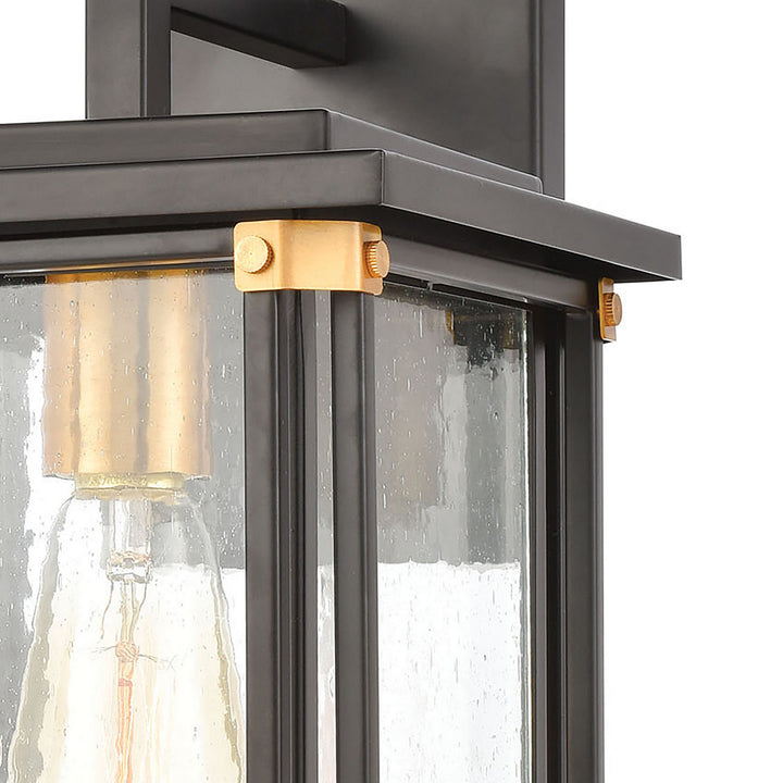 Elk Lighting 46721/1  Vincentown Outdoor Matte Black
