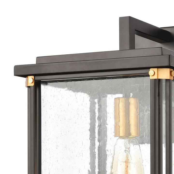 Elk Lighting 46722/1  Vincentown Outdoor Matte Black