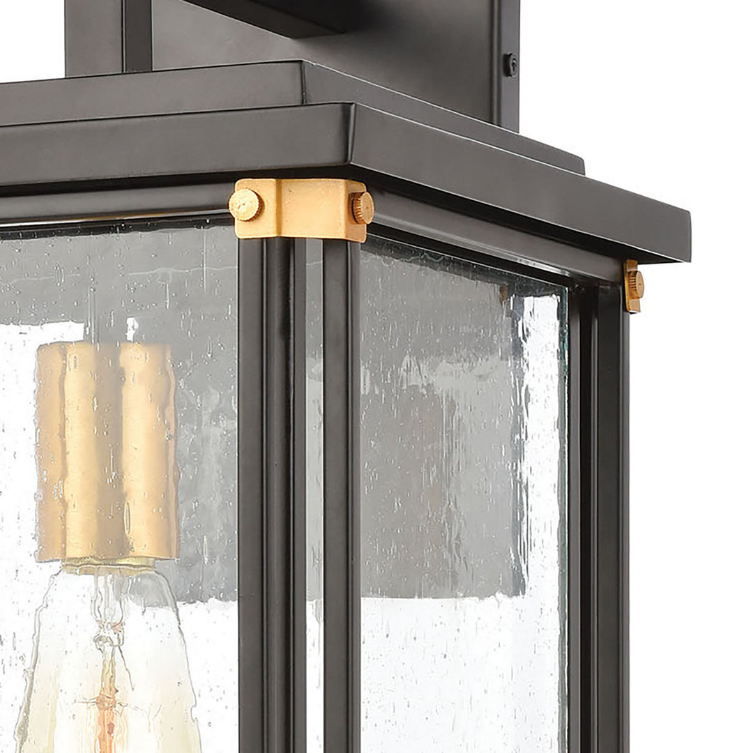 Elk Lighting 46722/1  Vincentown Outdoor Matte Black