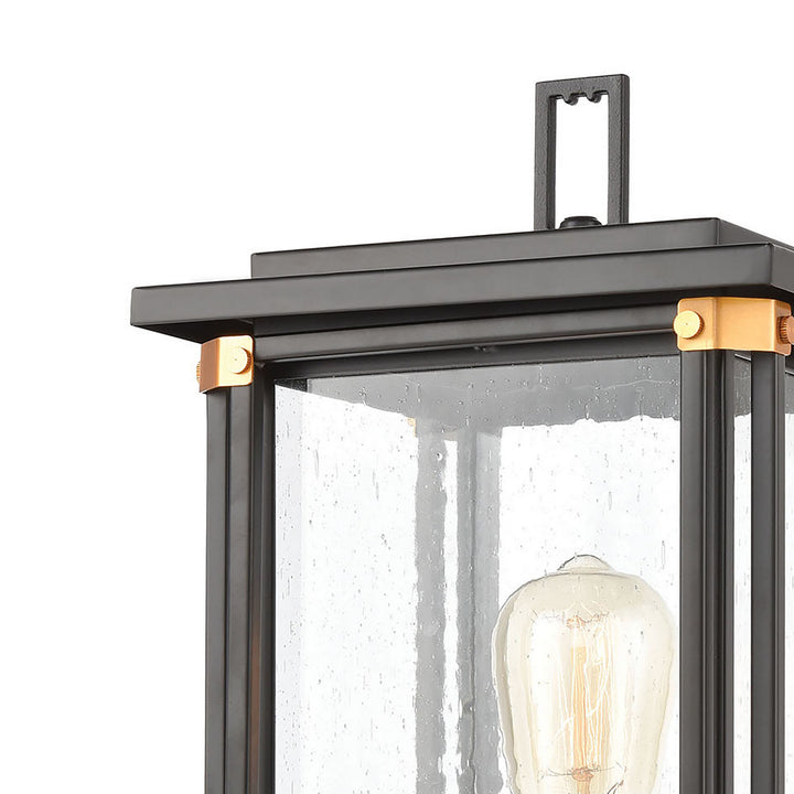 Elk Lighting 46724/1  Vincentown Outdoor Matte Black